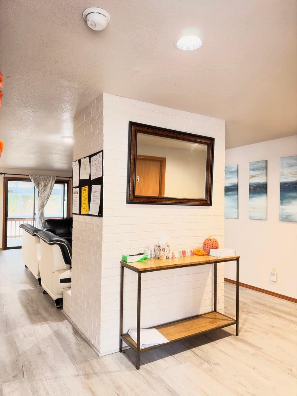 Wide, accessible hallway at HopeSprings