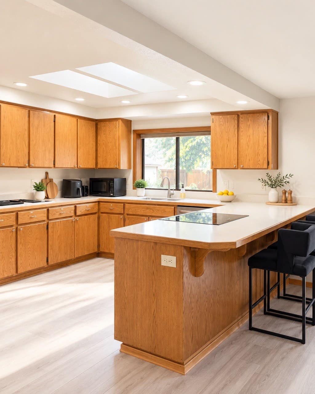 Fully Equipped Home Kitchen with Skylights — HopeSprings Adult Family Home Vancouver WA